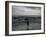 Child Standing at the Edge of Tide-Krzysztof Rost-Framed Photographic Print