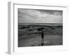 Child Standing at the Edge of Tide-Krzysztof Rost-Framed Photographic Print