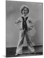Child Star Shirley Temple Dressed in Sailor Suit-Peter Stackpole-Mounted Premium Photographic Print