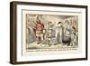 Child Swears Eternal Hatred-John Leech-Framed Art Print