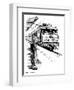 Child Train Safety, Artwork-Bill Sanderson-Framed Photographic Print