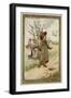 Child Watching a Bird-null-Framed Giclee Print