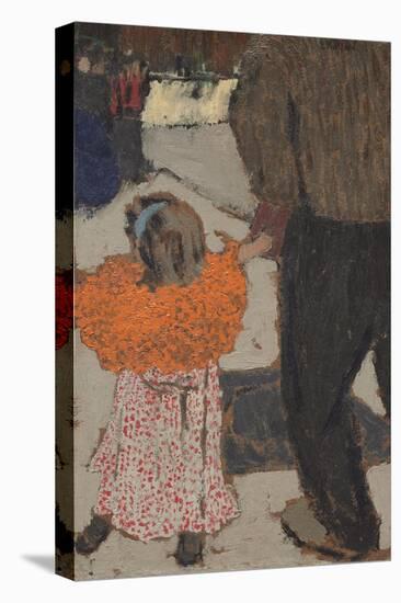 Child Wearing a Red Scarf, C. 1891-Edouard Vuillard-Stretched Canvas