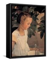 Child with a Bowl-Casorati Felice-Framed Stretched Canvas
