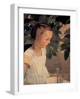 Child with a Bowl-Casorati Felice-Framed Giclee Print