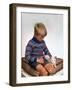 Child with a Cat, 1963-Michael Walters-Framed Photographic Print