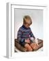 Child with a Cat, 1963-Michael Walters-Framed Photographic Print