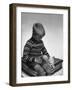 Child with a Cat, 1963-Michael Walters-Framed Photographic Print