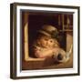 Child With a Doll-Christian Leberecht Vogel-Framed Giclee Print