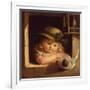 Child With a Doll-Christian Leberecht Vogel-Framed Giclee Print