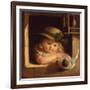 Child With a Doll-Christian Leberecht Vogel-Framed Giclee Print