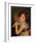 Child with a Doll-Anne Genevieve Greuze-Framed Giclee Print