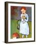 Child with a Dove, c.1901-Pablo Picasso-Framed Art Print