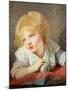 Child with an Apple, Late 18th Century-Jean-Baptiste Greuze-Mounted Premium Giclee Print