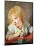 Child with an Apple, Late 18th Century-Jean-Baptiste Greuze-Mounted Giclee Print