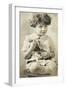 Child with Armand Marseille Doll, Postcard-null-Framed Giclee Print