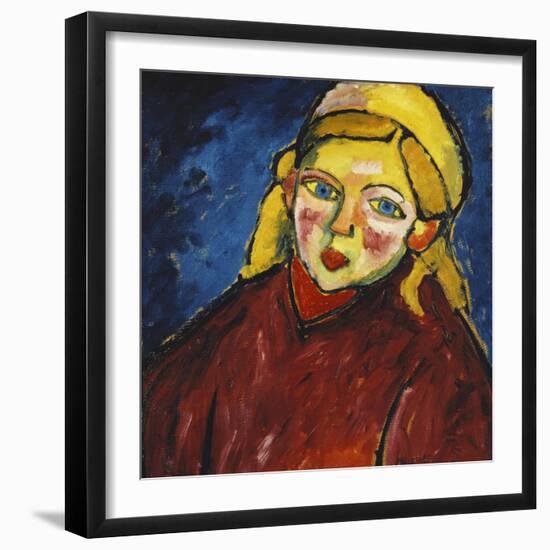 Child with Blue Eyes; Kind Mit Blauen Augen, 1912-Alexej Von Jawlensky-Framed Giclee Print