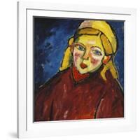 Child with Blue Eyes; Kind Mit Blauen Augen, 1912-Alexej Von Jawlensky-Framed Giclee Print