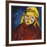 Child with Blue Eyes; Kind Mit Blauen Augen, 1912-Alexej Von Jawlensky-Framed Giclee Print