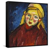 Child with Blue Eyes-Alexej Von Jawlensky-Framed Stretched Canvas