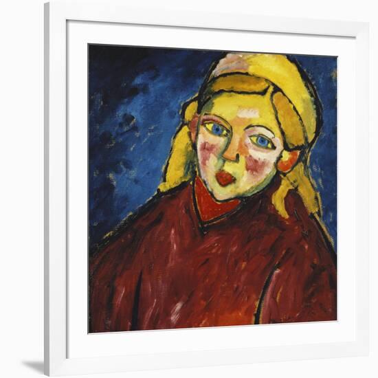 Child with Blue Eyes-Alexej Von Jawlensky-Framed Giclee Print