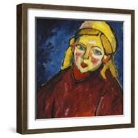 Child with Blue Eyes-Alexej Von Jawlensky-Framed Giclee Print