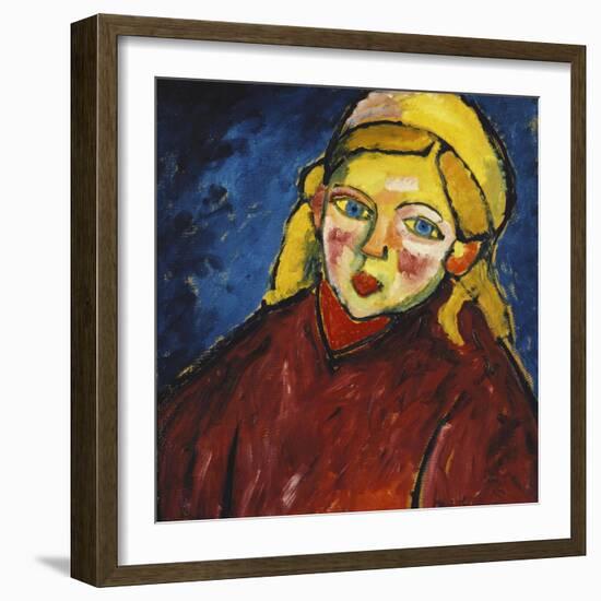 Child with Blue Eyes-Alexej Von Jawlensky-Framed Giclee Print