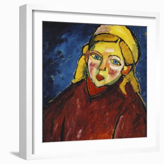 Child with Blue Eyes-Alexej Von Jawlensky-Framed Giclee Print