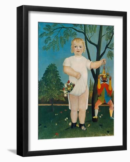 Child with Jumping Jack, 1903-Henri Rousseau-Framed Giclee Print