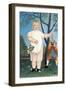 Child with Puppet-Henri Rousseau-Framed Art Print