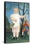 Child with Puppet-Henri Rousseau-Framed Stretched Canvas