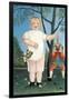 Child with Puppet-Henri Rousseau-Framed Art Print