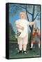 Child with Puppet-Henri Rousseau-Framed Stretched Canvas