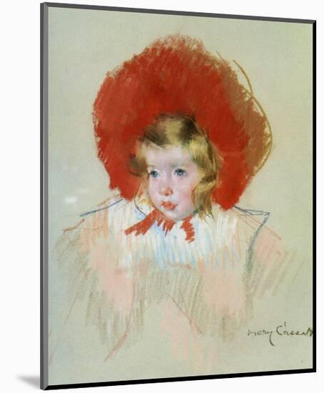 Child with Red Hat-Mary Cassatt-Mounted Giclee Print