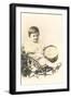 Child with Toy Drum-null-Framed Art Print