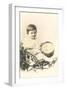 Child with Toy Drum-null-Framed Art Print