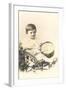 Child with Toy Drum-null-Framed Art Print