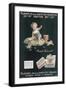 Child with Toys Offering a Handful of Cigarettes-null-Framed Art Print