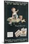 Child with Toys Offering a Handful of Cigarettes-null-Mounted Art Print