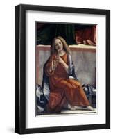 Child with Wind Instrument-Vittore Carpaccio-Framed Giclee Print