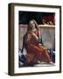 Child with Wind Instrument-Vittore Carpaccio-Framed Giclee Print