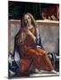 Child with Wind Instrument-Vittore Carpaccio-Mounted Giclee Print