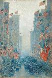 Late Afternoon, New York, Winter, 1900-Childe Frederick Hassam-Framed Stretched Canvas