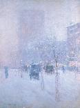 Late Afternoon, New York, Winter, 1900-Childe Frederick Hassam-Stretched Canvas