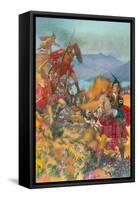 Childe Harold's Pilgrimage-John Millar Watt-Framed Stretched Canvas