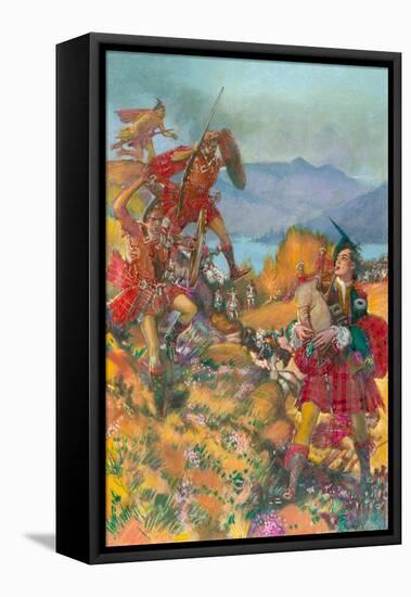 Childe Harold's Pilgrimage-John Millar Watt-Framed Stretched Canvas