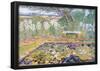 Childe Hassam A Garden on Long Island Art Print Poster-null-Framed Poster