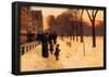 Childe Hassam Boston in Everyday Twilight Art Print Poster-null-Framed Poster