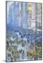 Childe Hassam Fifth Avenue Art Print Poster-null-Mounted Poster