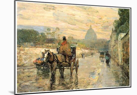 Childe Hassam La Val de Grace Spring Morning Art Print Poster-null-Mounted Poster